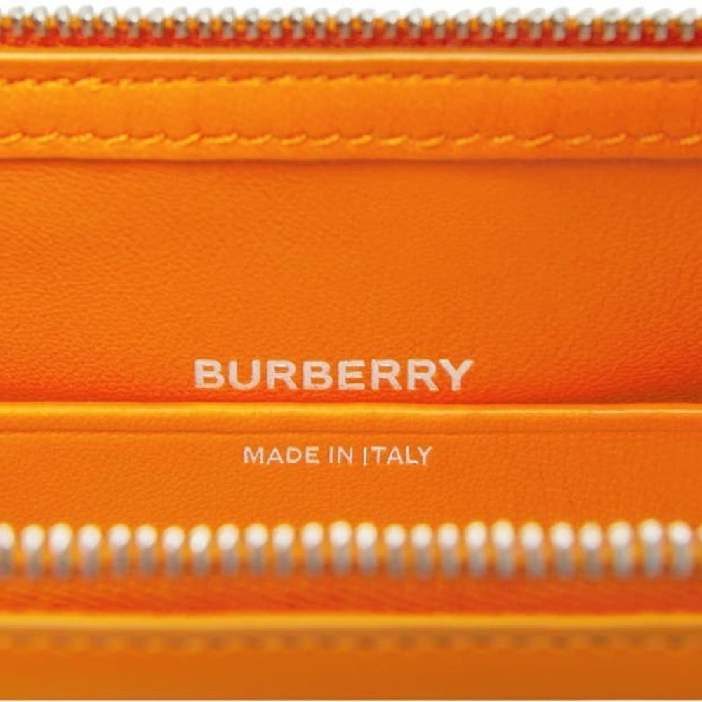 Burberry Mini Olympia Leather Shoulder Bag in Orange - Picture 10 of 16